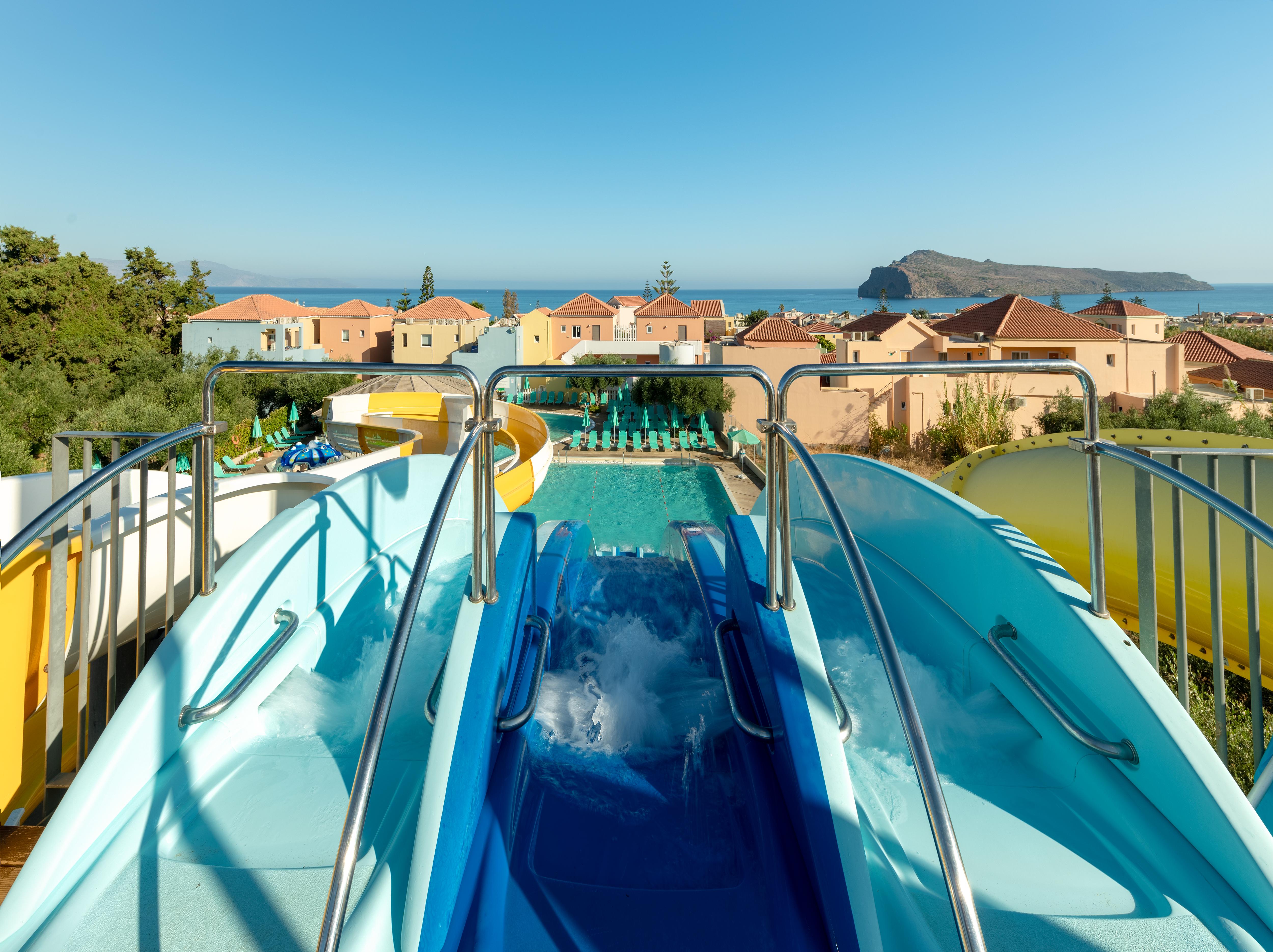 Iolida Village Water Park Hotel Agia Marina Exterior foto